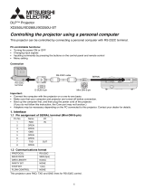 Mitsubishi Electronics XD250U User manual