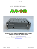 Apache Labs ANAN-100/D User manual