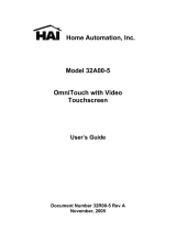 HAI OmniTouch 32A00-1 User manual