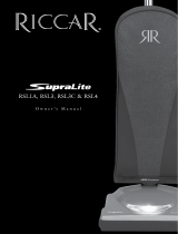 Riccar SUPRALITE RSL3C Owner's manual