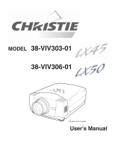 Christie Digital Systems Projector 38-VIV306-01 User manual