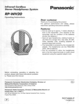 Panasonic RP WH20 User manual