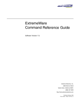 Extreme Networks ExtremeWare Command Command Reference Manual