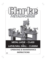 Clarke Metalworker CL500M Operating & Maintenance Manual