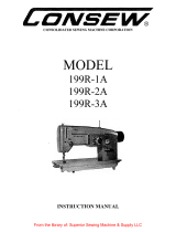 Consew 199R-1A User manual