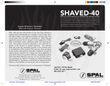 SPAL SHAVED-40 Installation Manual And Operating Instructions