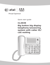 AT&T CL4939 Quick start guide