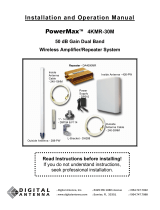 PowerMax 4KMR-30M Operating instructions