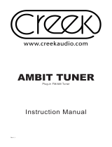 Creek Audio AMBIT TUNER User manual