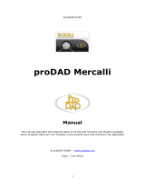 ProDAD Mercalli V3 SAL Windows Owner's manual