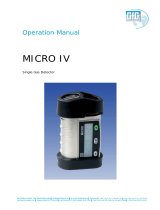 GfG Instrumentation MICRO IV Operating instructions