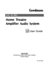 Goodmans GHC 56 PRO User manual