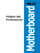 Asus P5W64 WS User manual