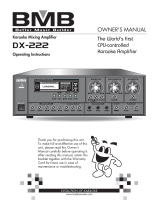 BMB DX-222 Owner's manual