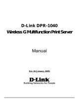 D-Link DPR-1040 User manual
