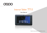 Double Power Technology Internet Tablet T711 User manual