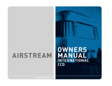 Airstream INTERNATIONAL CCD Owner's manual