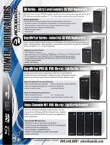 MicroBoards Technology Daisy-Chainable NETTower Series User manual