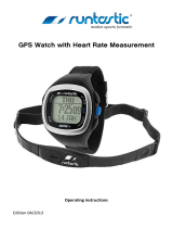 Runtastic GPS Watch with Heart Rate Measurement Operating instructions