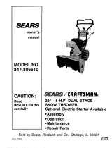 Craftsman 247886510 Owner's manual