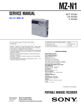 Sony MZ-N1 User manual