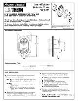 American Standard Town Square T555740 Installation Instructions Manual