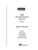 Club Car 2008 Lynx Box Bed Owner's manual