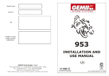 Gemini 953 Installation and Use Manual