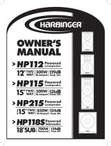 Harbinger HP115 Owner's manual