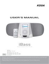 Koda iBass User manual