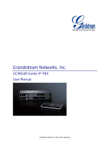 Grandstream Networks UCM6116 User manual