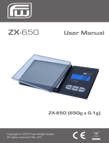 Fast Weigh Scales ZX-650 User manual