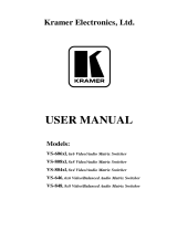Kramer VS-848 User manual