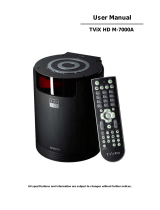 TVIX HD M-7000A Owner's manual