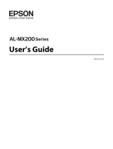 Epson AL-MX200 Series User manual