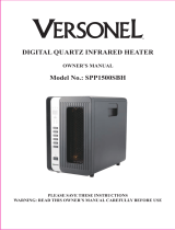 Versonel SPP1500SBH Owner's manual