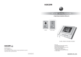 Kocom KCV-801 Operating & Installation Manual