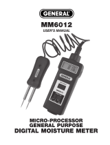 General Tools MM6012 Owner's manual
