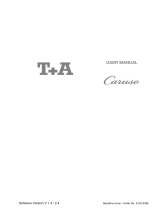 T+A Caruso (1st Gen.) User manual