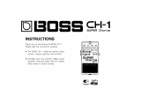 Boss CH-1 Owner's manual