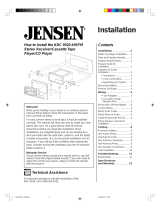 Jensen DC 9520 A Installation guide