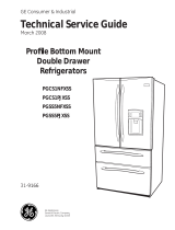 GE Consumer & Industrial PGSS5NFXSS Technical Service Manual