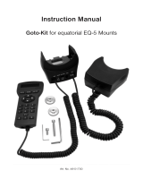 Meade Goto-Kit for equatorial EQ-5 Mounts Owner's manual