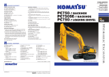 Komatsu PC750SE-7 BACKHOE Quick start guide