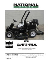National Mower I-TRIM Owner's manual