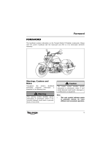 TRIUMPH ROCKET III User manual