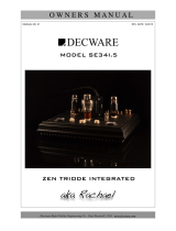 Decware SE34I.5 Owner's manual