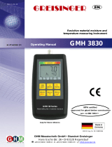 GREISINGER GMH 3850 Owner's manual