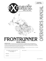 Exmark Frontrunner User manual