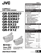 JVC GR-SXM607 User manual